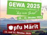 Gewerbeausstellung und Öpfumärit Affoltern i.E.